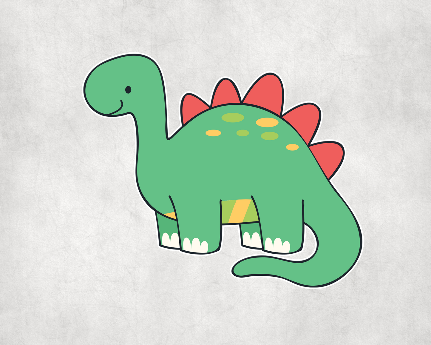 2 x Stegosaurus Dinosaur Green Stickers Decals Laptop Sticker Laptop