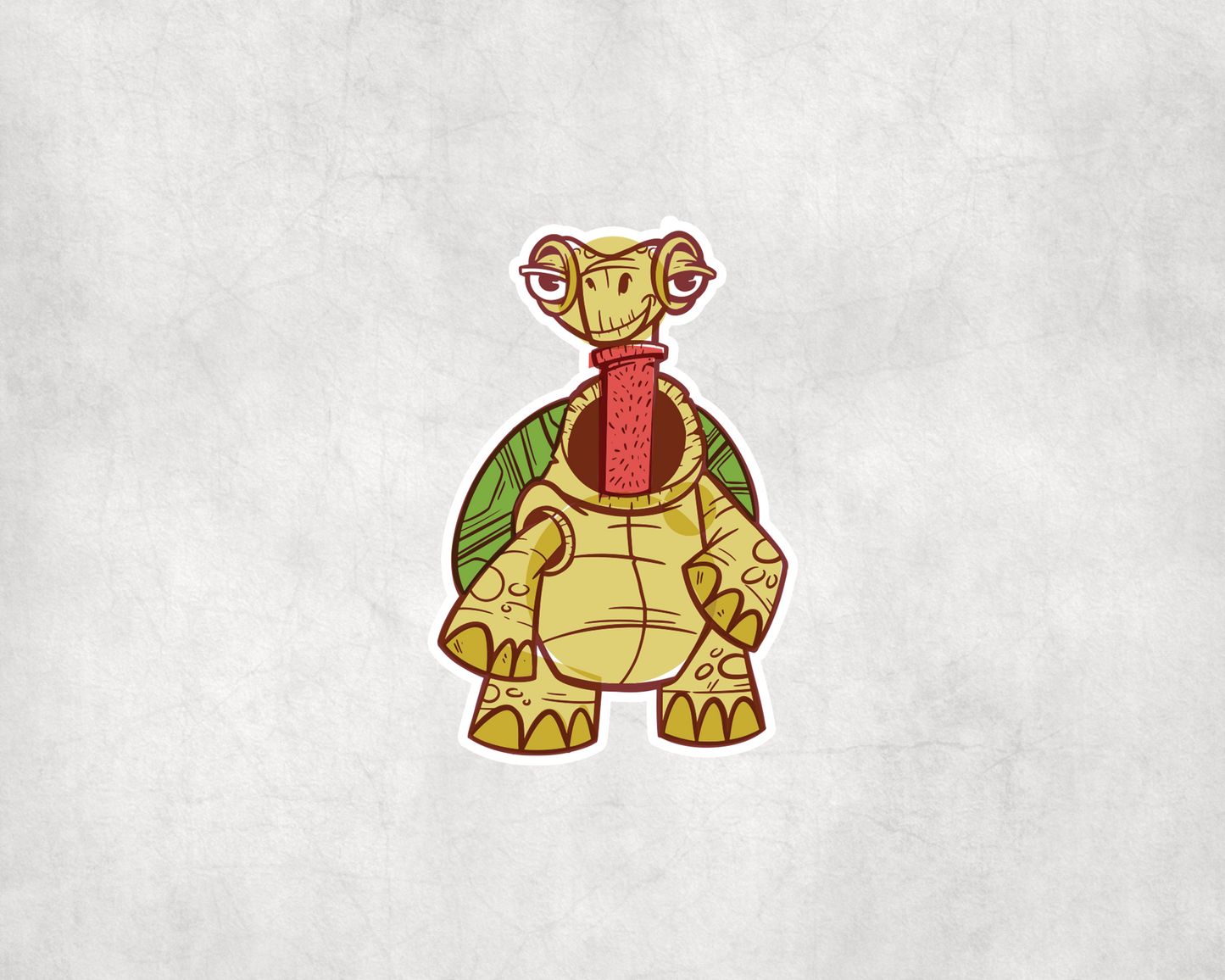 2 x Turtle Neck Jumper Cool Animal Funny Scrapbook Sticker Stickers Laptop