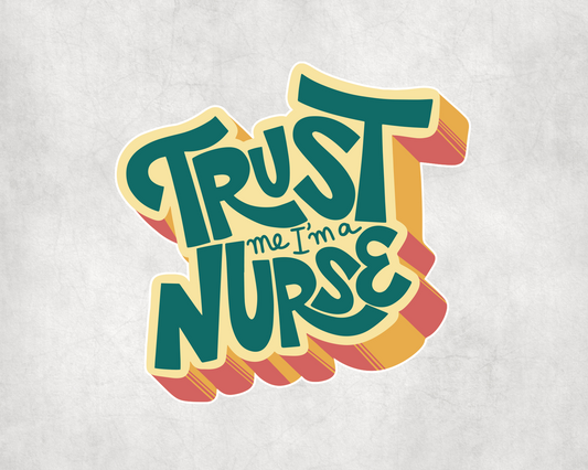 2 x  Nurse Vinyl Scrapbook Sticker Stickers Luggage Suitcase