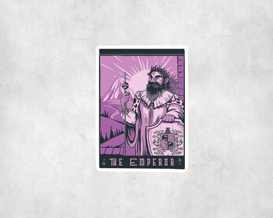 2 x  The Emperor Tarot Card Stickers Vinyl Sticker Laptop Tablet