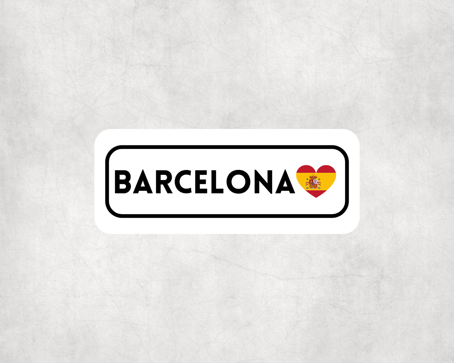 2 x Barcelona Spain Travel Vinyl Scrapbook Sticker Stickers Laptop