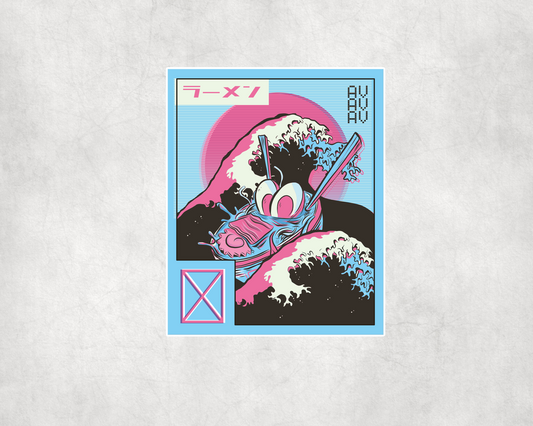 2 x The Ramon Great Vapor Wave Cool Stickers Decals Laptop Sticker Laptop