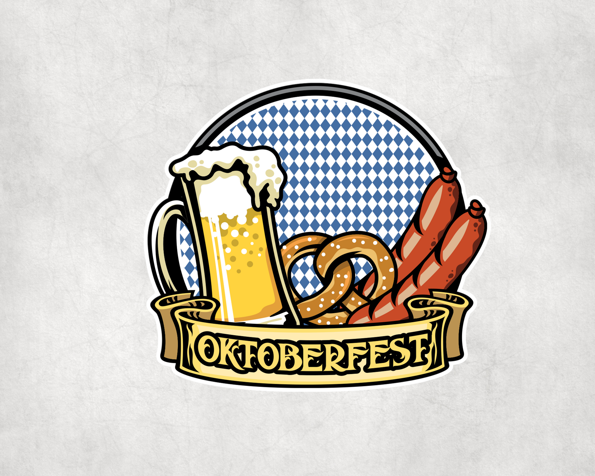 2 x Oktoberfest Beer Germany Luggage Travel Stickers Decals Sticker Laptop