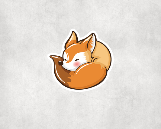 2 x Cute Fennec Fox Animal Scrapbook Stickers Sticker Laptop Decals