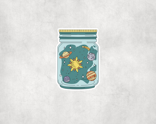 2 x Tree Trees Forest In Mason Jar Sticker Stickers Vinyl Laptop Tablet