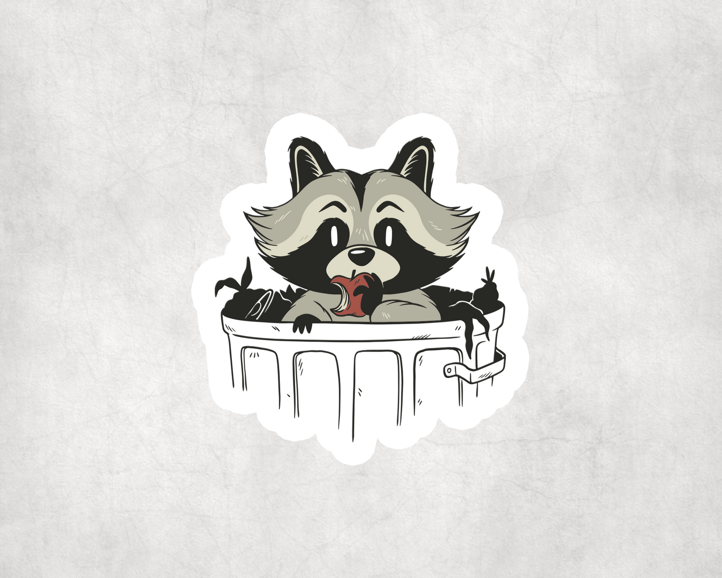 2 x Trash Panda Racoon Vinyl Animal Stickers Sticker Laptop Decals
