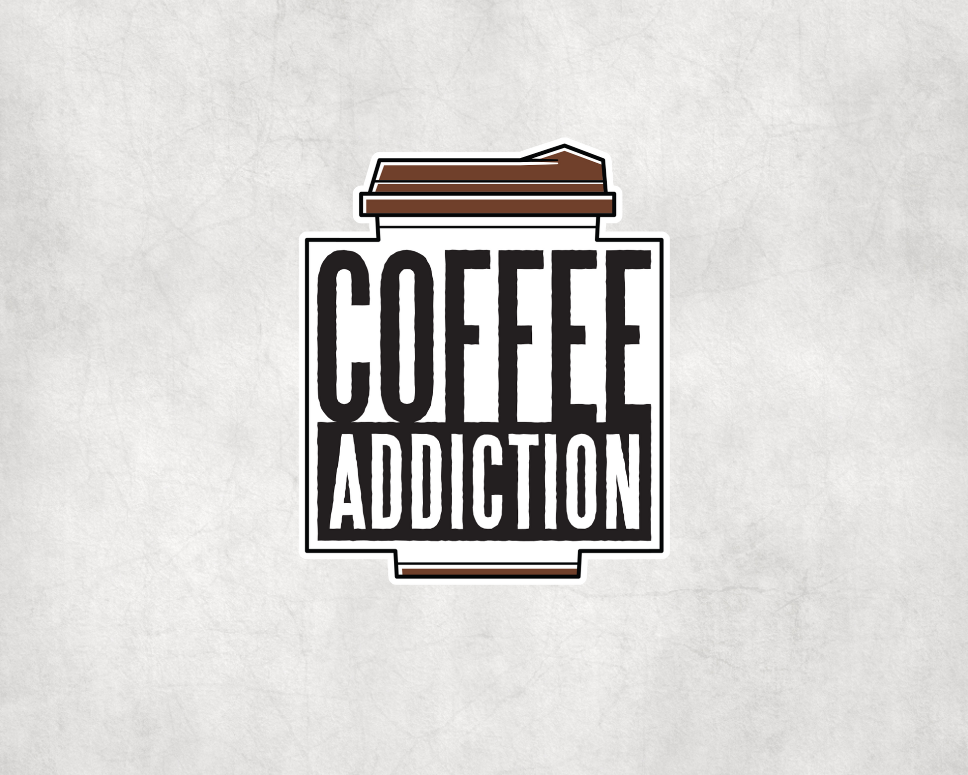 2 x I Like Coffee 2 People Vinyl Stickers Sticker Laptop Decals
