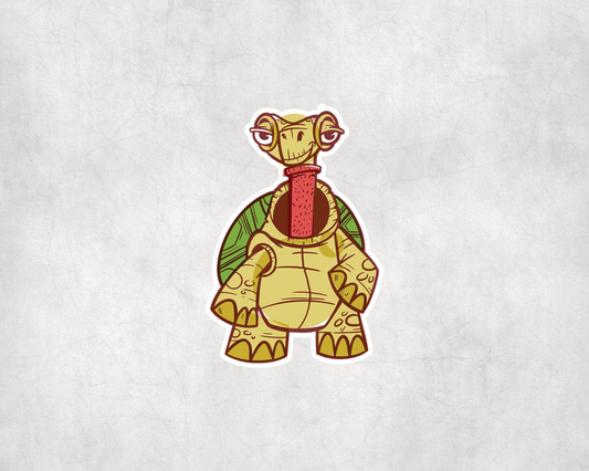2 x Turtle Neck Jumper Cool Animal Funny Scrapbook Sticker Stickers Laptop